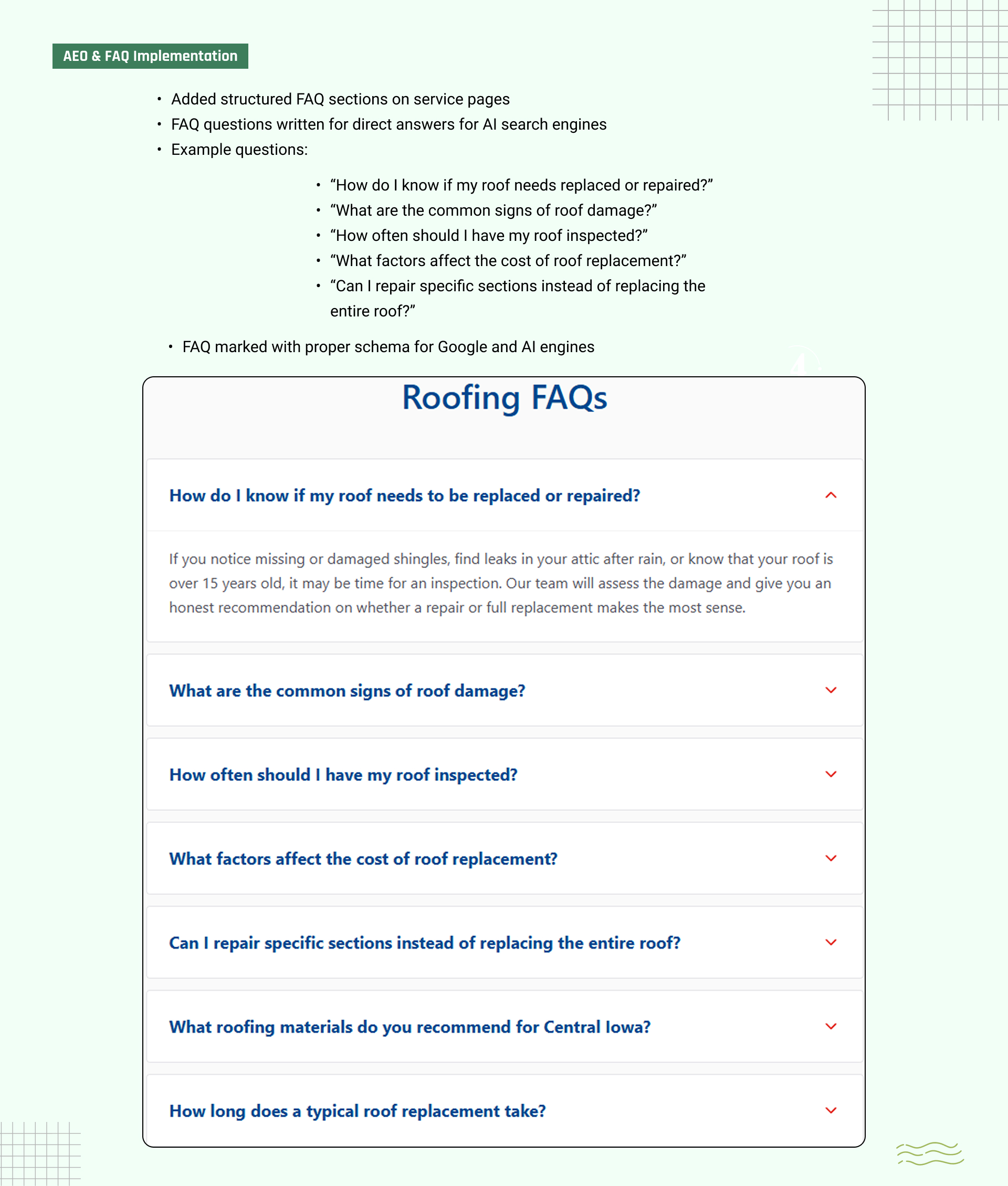 Roofing Technical SEO Case Study | 6