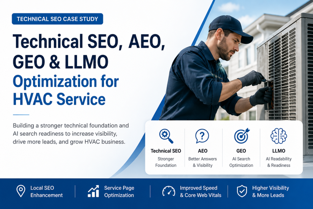 HVAC Technical SEO and AI Search Optimization Growth