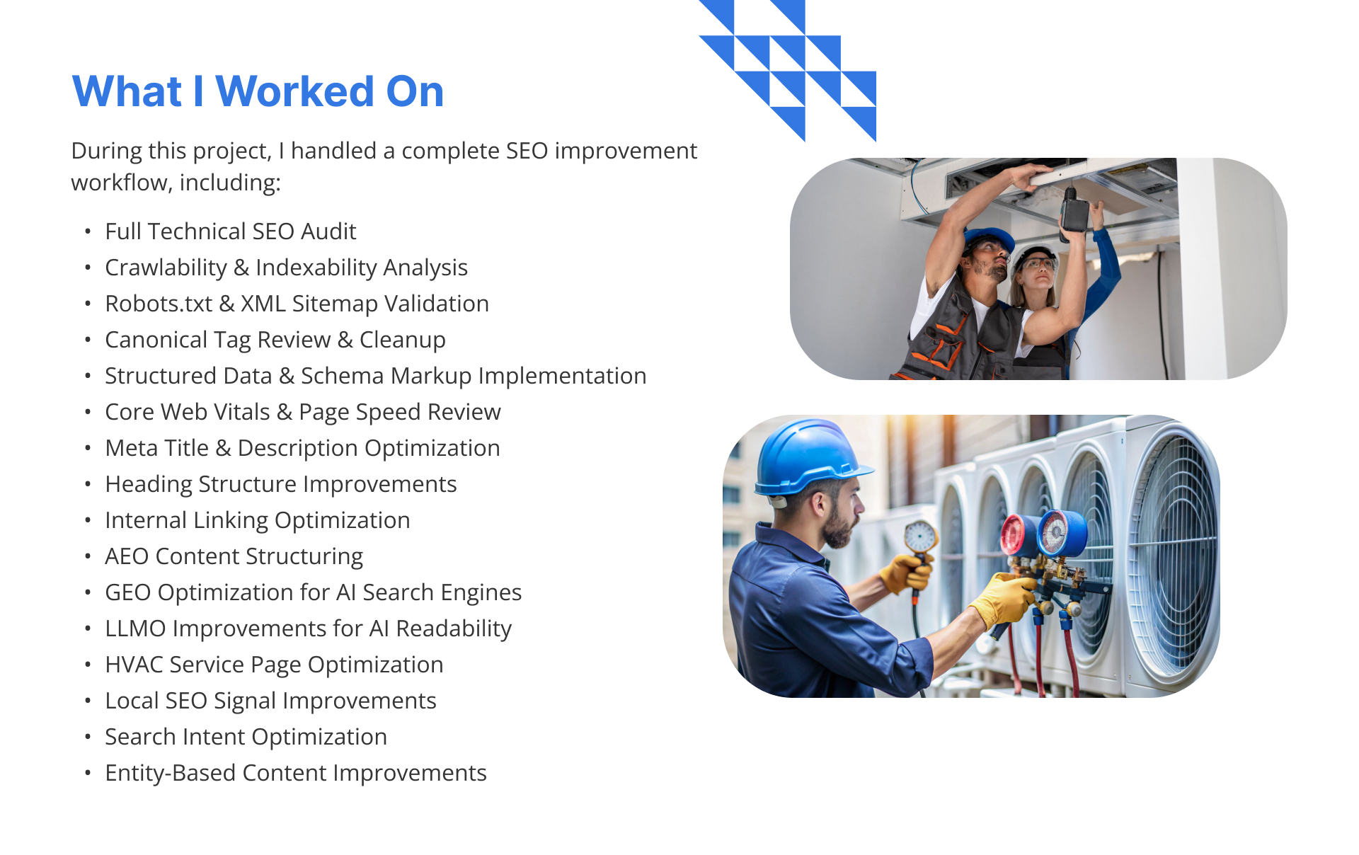 HVAC Technical SEO Case Study | Page 2