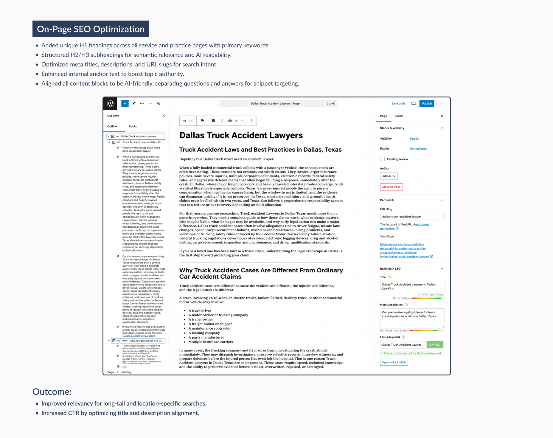 Legal Technical SEO Case Study | Page 3