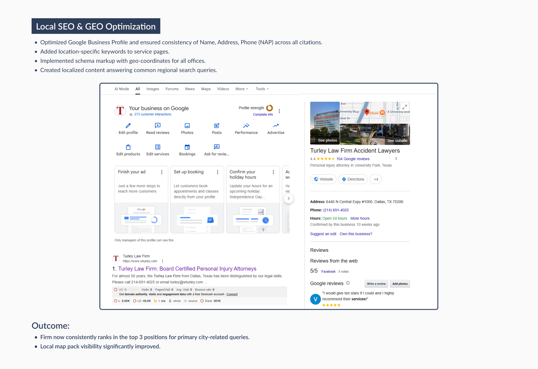 Legal Technical SEO Case Study | Page 5