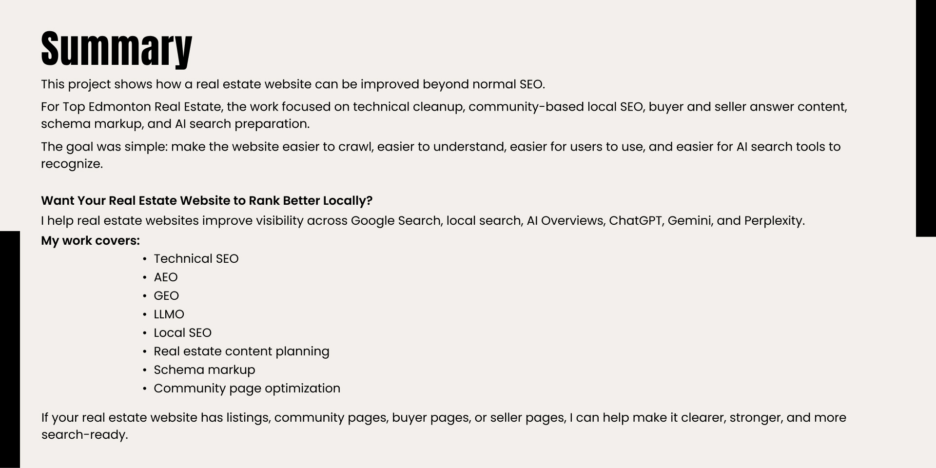 Edmonton Real Estate SEO Case Study | Page 11