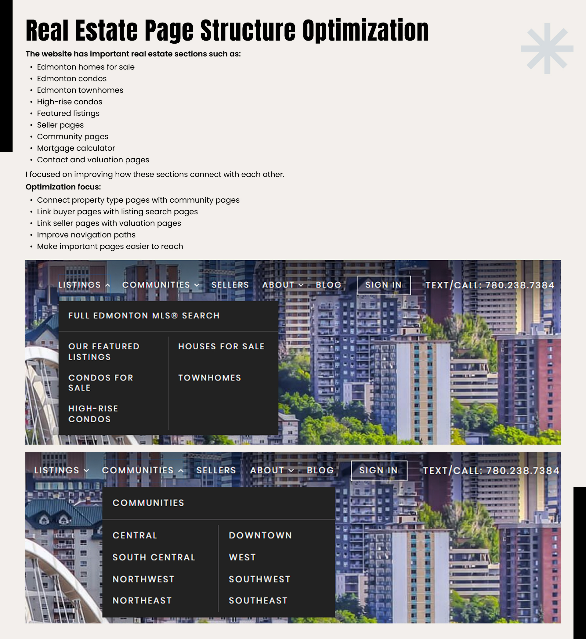 Edmonton Real Estate SEO Case Study | Page 6