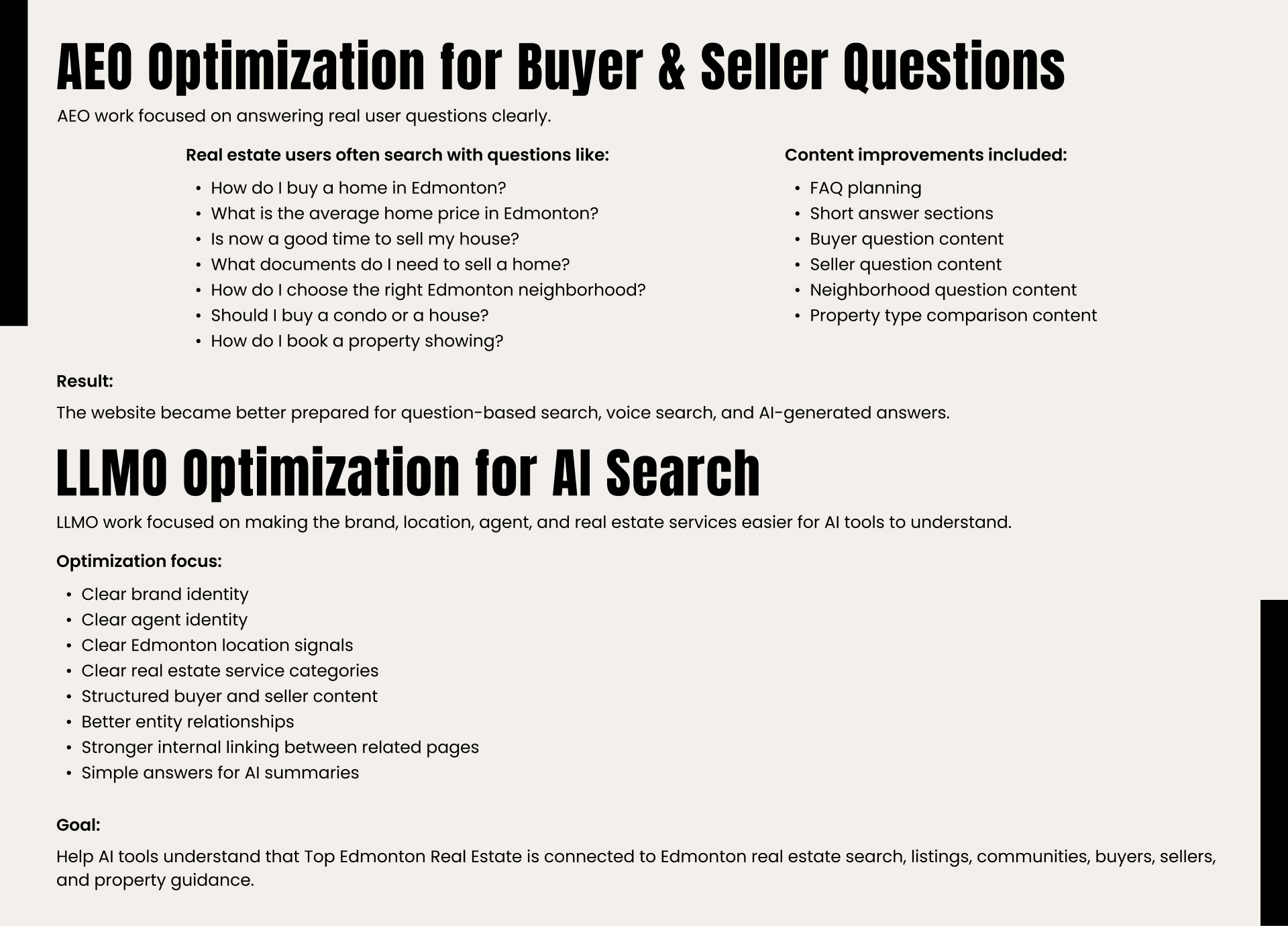 Edmonton Real Estate SEO Case Study | Page 8