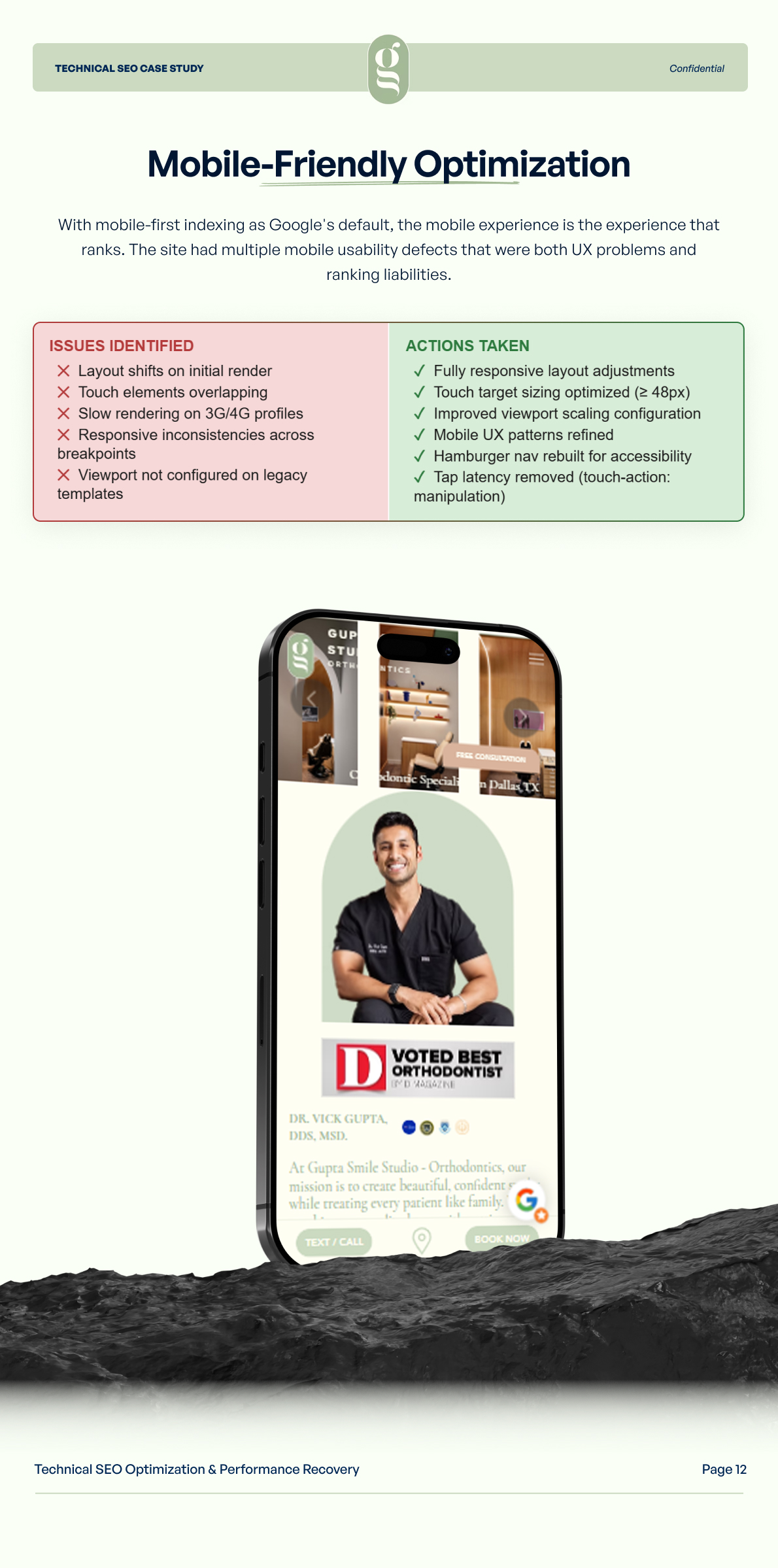 Technical SEO Performance Recovery Case Study | Page 11