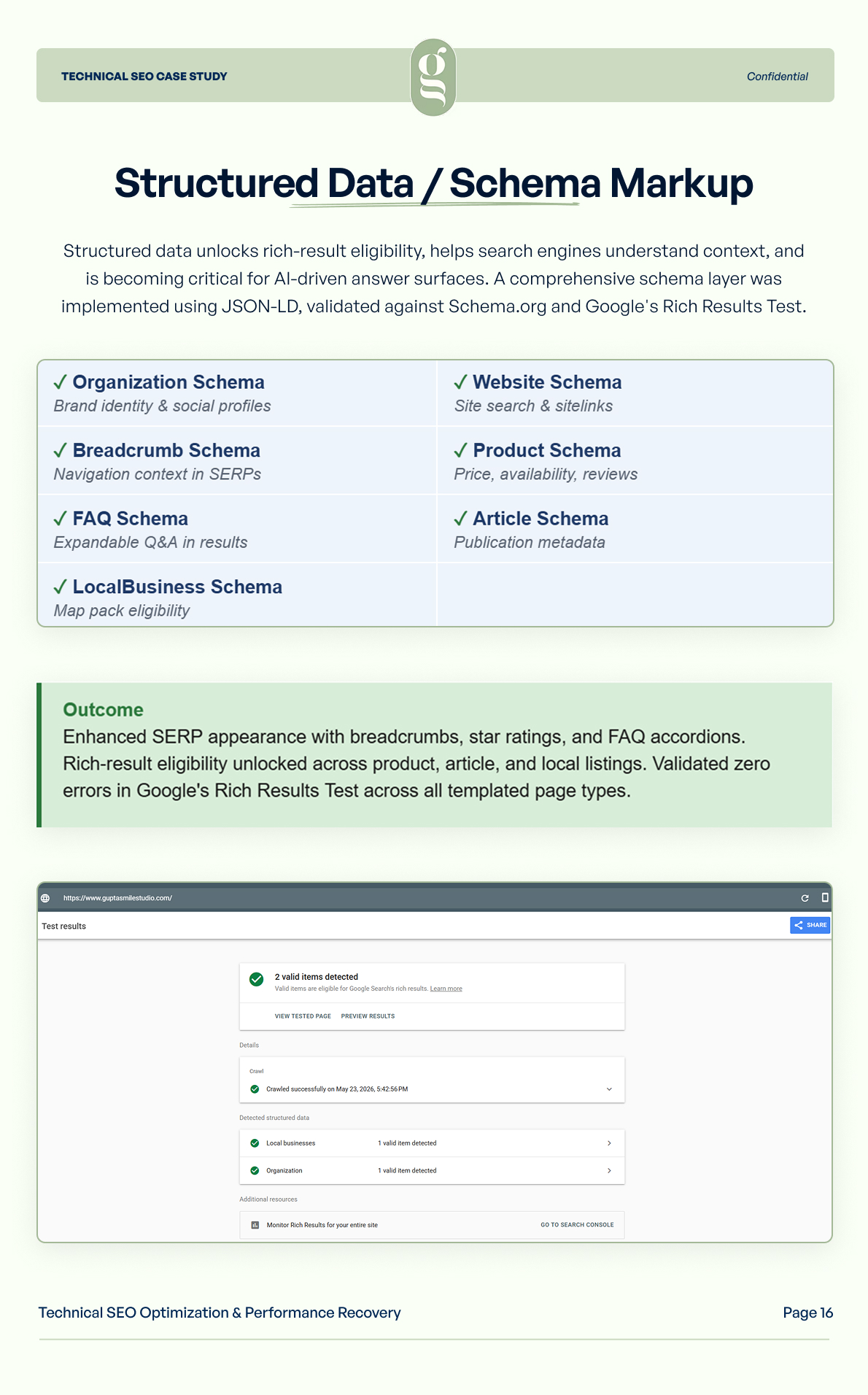 Technical SEO Performance Recovery Case Study | Page 15