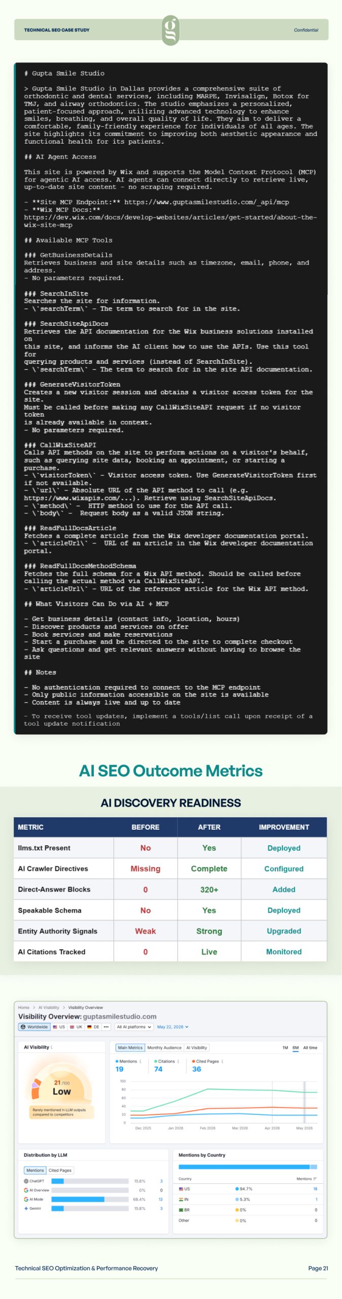Technical SEO Performance Recovery Case Study | Page 20