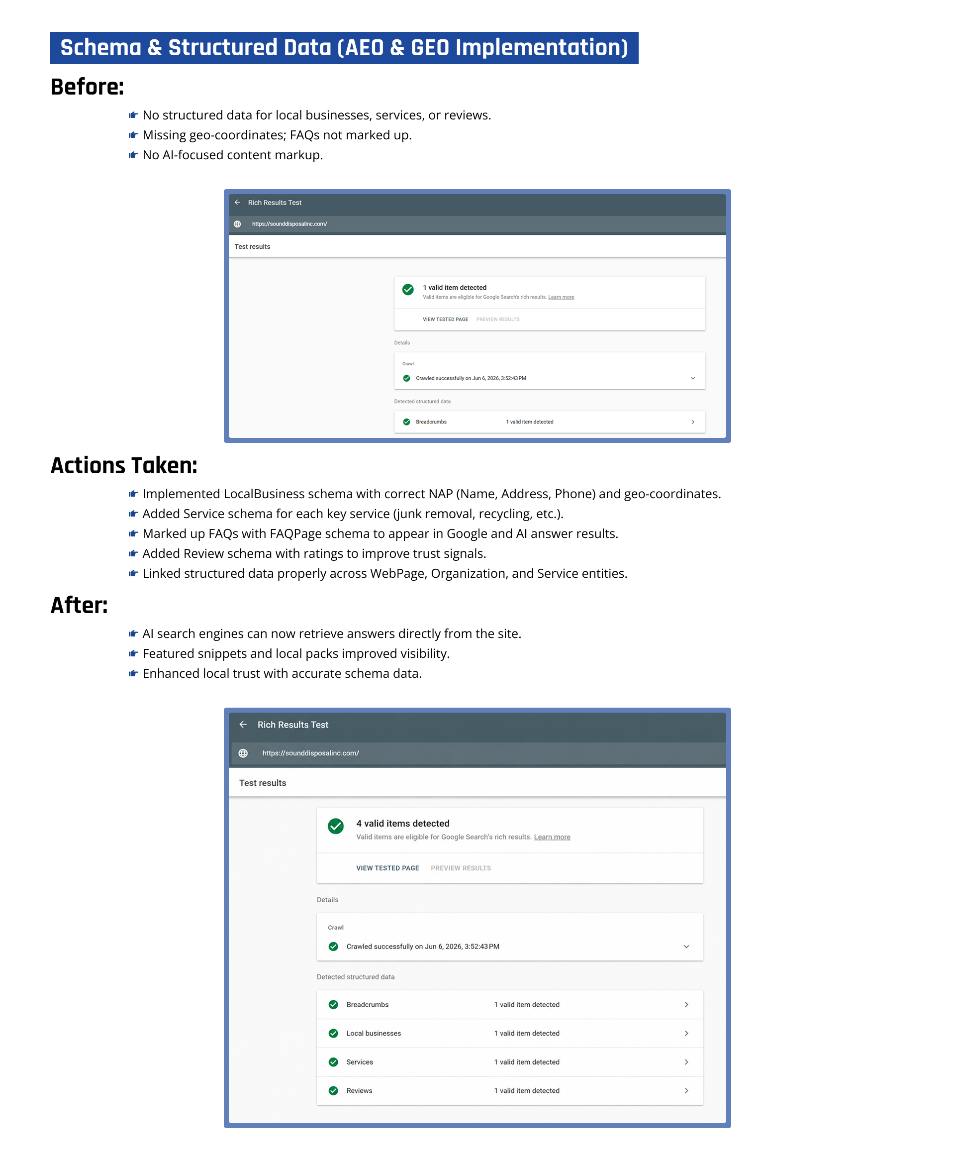 Waste Management SEO Case Study | Page 5